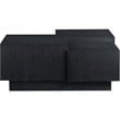 Meridian Furniture Mateo Black Oak Veneer / MDF Coffee Table