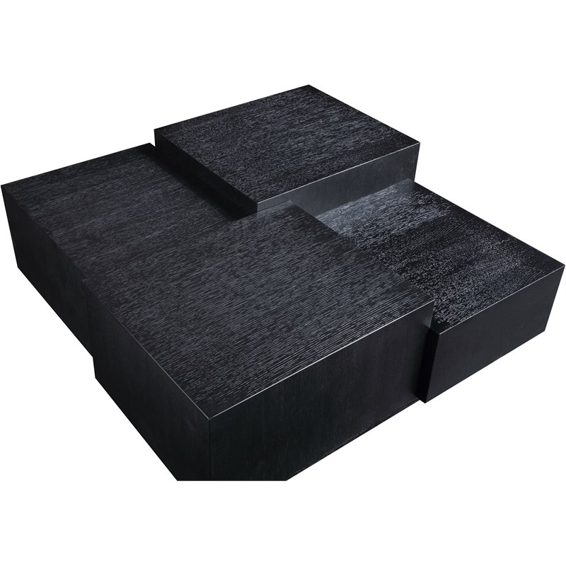 Meridian Furniture Mateo Black Oak Veneer / MDF Coffee Table