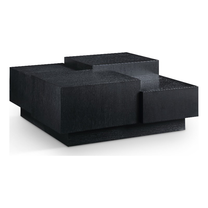Meridian Furniture Mateo Black Oak Veneer / MDF Coffee Table