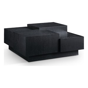Meridian Furniture Mateo Black Oak Veneer / MDF Coffee Table