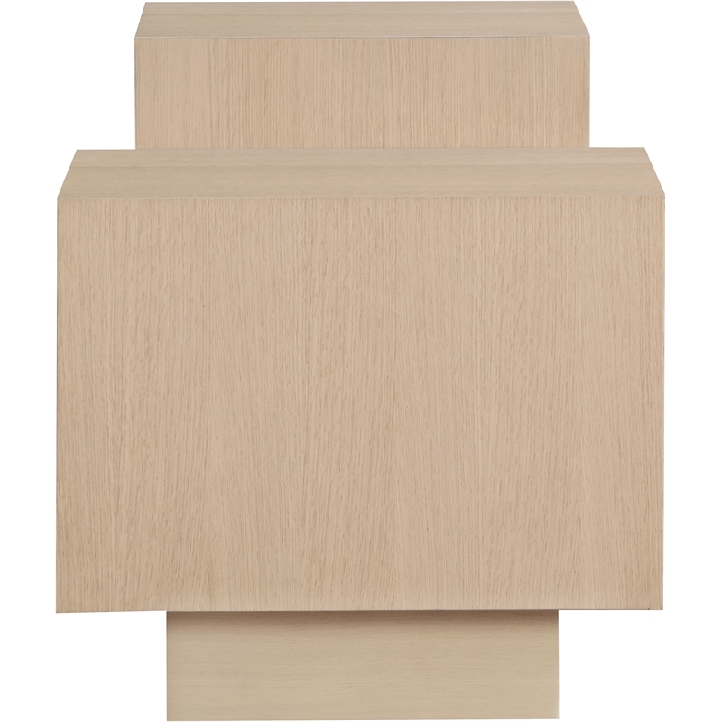Meridian Furniture Mateo Natural Oak Veneer / MDF End Table