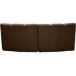 Meridian Furniture Infinity Brown Velvet 2pc. Modular Sectional