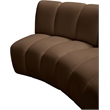 Meridian Furniture Infinity Brown Velvet 2pc. Modular Sectional