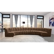 Meridian Furniture Infinity Brown Velvet 7pc. Modular Sectional