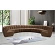 Meridian Furniture Infinity Brown Velvet 9pc. Modular Sectional