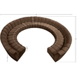Meridian Furniture Infinity Brown Velvet 11pc. Modular Sectional