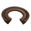 Meridian Furniture Infinity Brown Velvet 11pc. Modular Sectional
