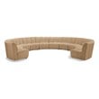 Meridian Furniture Infinity Camel Velvet 10pc. Modular Sectional