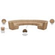 Meridian Furniture Infinity Camel Velvet 10pc. Modular Sectional