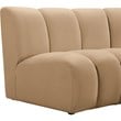 Meridian Furniture Infinity Camel Velvet 10pc. Modular Sectional