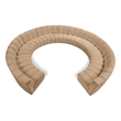 Meridian Furniture Infinity Camel Velvet 11pc. Modular Sectional