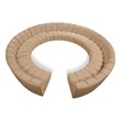 Meridian Furniture Infinity Camel Velvet 12pc. Modular Sectional