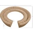 Meridian Furniture Infinity Camel Velvet 12pc. Modular Sectional
