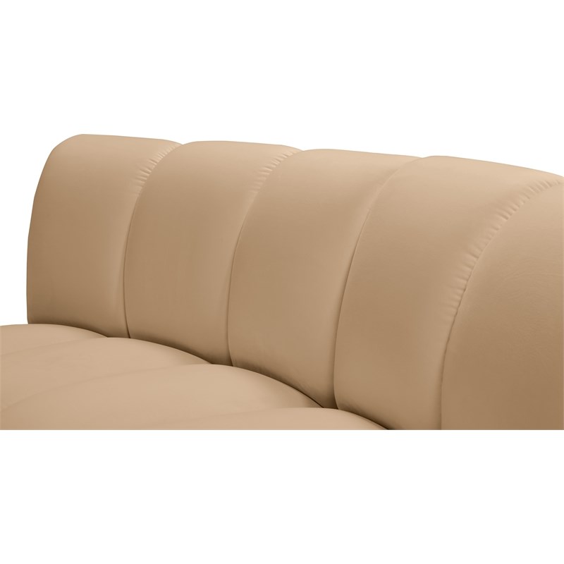 Meridian Furniture Infinity Camel Velvet 12pc. Modular Sectional