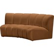 Meridian Furniture Infinity Saddle Velvet 2pc. Modular Sectional