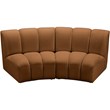 Meridian Furniture Infinity Saddle Velvet 2pc. Modular Sectional