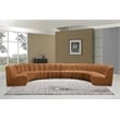 Meridian Furniture Infinity Saddle Velvet 8pc. Modular Sectional