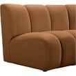 Meridian Furniture Infinity Saddle Velvet 8pc. Modular Sectional