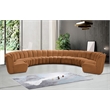 Meridian Furniture Infinity Saddle Velvet 9pc. Modular Sectional