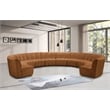 Meridian Furniture Infinity Saddle Velvet 10pc. Modular Sectional