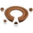 Meridian Furniture Infinity Saddle Velvet 12pc. Modular Sectional