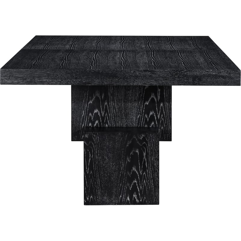 Meridian Furniture Anzio Black Oak Veneer Dining Table