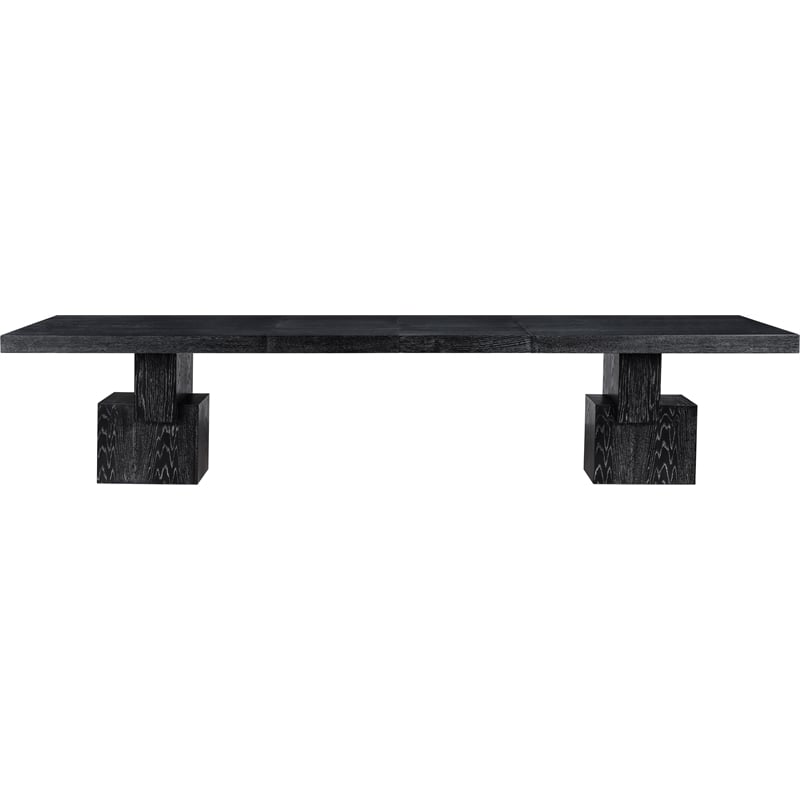 Meridian Furniture Anzio Black Oak Veneer Dining Table