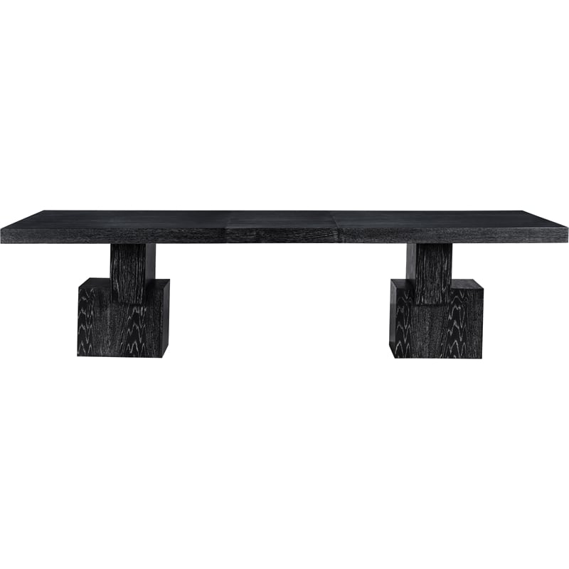 Meridian Furniture Anzio Black Oak Veneer Dining Table