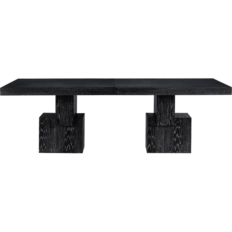 Meridian Furniture Anzio Black Oak Veneer Dining Table
