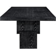 Meridian Furniture Anzio Black Oak Veneer Dining Table