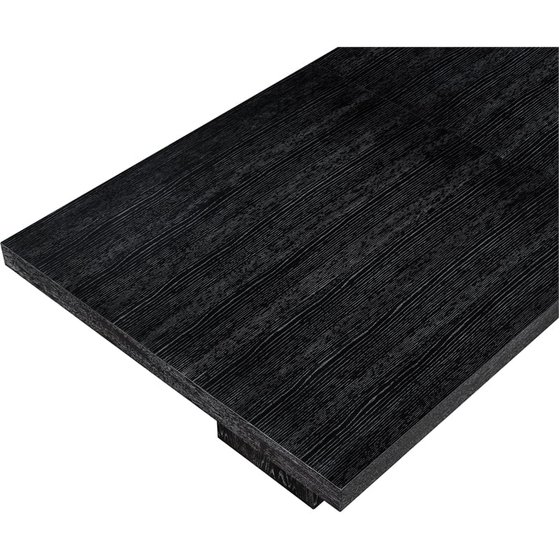 Meridian Furniture Anzio Black Oak Veneer Dining Table