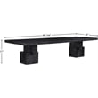 Meridian Furniture Anzio Black Oak Veneer Dining Table