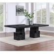 Meridian Furniture Anzio Black Oak Veneer Dining Table