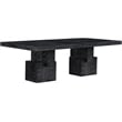 Meridian Furniture Anzio Black Oak Veneer Dining Table