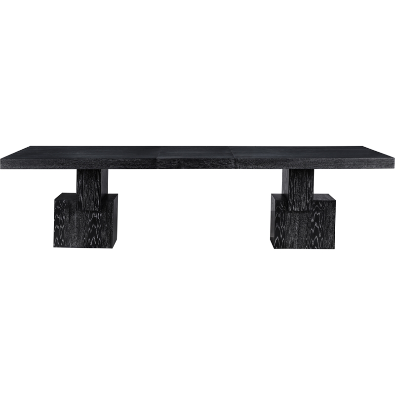 Meridian Furniture Anzio Black Oak Veneer Dining Table