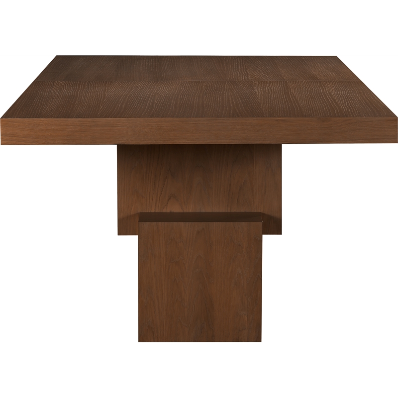 Meridian Furniture Anzio Brown Oak Veneer Dining Table