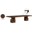Meridian Furniture Anzio Brown Oak Veneer Dining Table