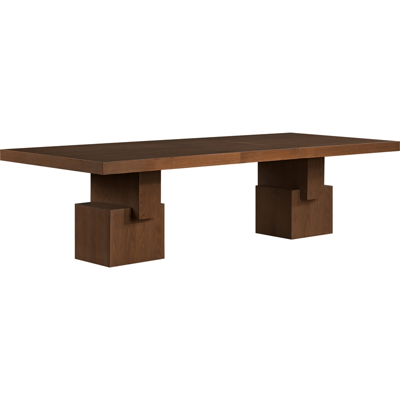 Meridian Furniture Anzio Brown Oak Veneer Dining Table