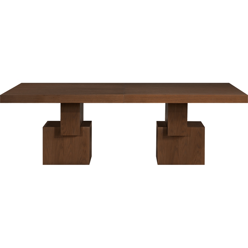 Meridian Furniture Anzio Brown Oak Veneer Dining Table