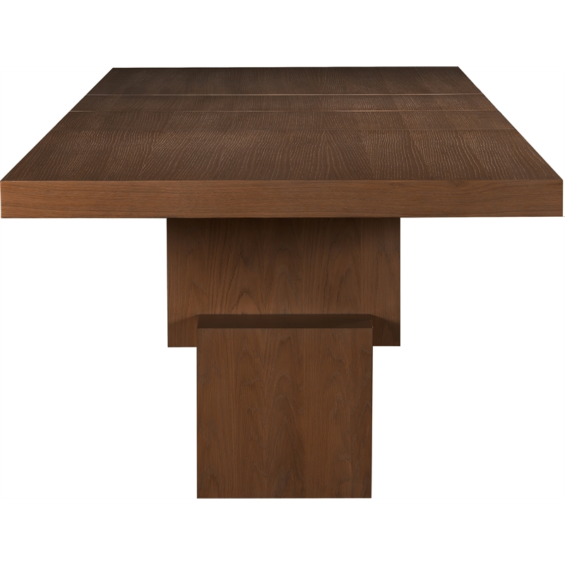 Meridian Furniture Anzio Brown Oak Veneer Dining Table