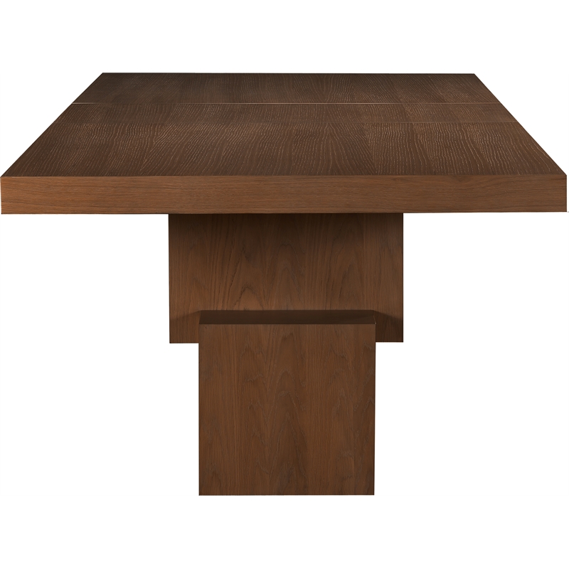 Meridian Furniture Anzio Brown Oak Veneer Dining Table