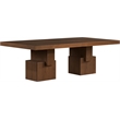 Meridian Furniture Anzio Brown Oak Veneer Dining Table