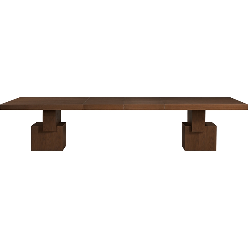 Meridian Furniture Anzio Brown Oak Veneer Dining Table