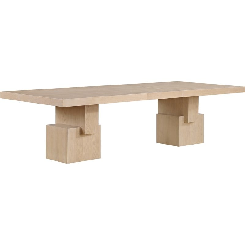 Meridian Furniture Anzio Oak Veneer Dining Table