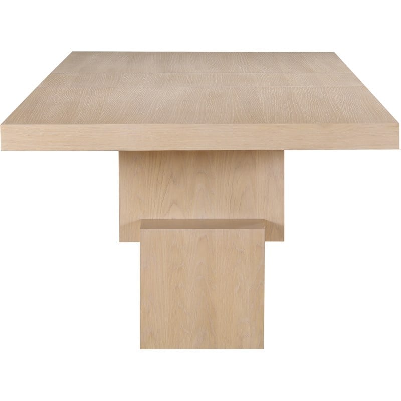 Meridian Furniture Anzio Oak Veneer Dining Table