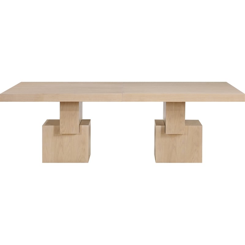 Meridian Furniture Anzio Oak Veneer Dining Table
