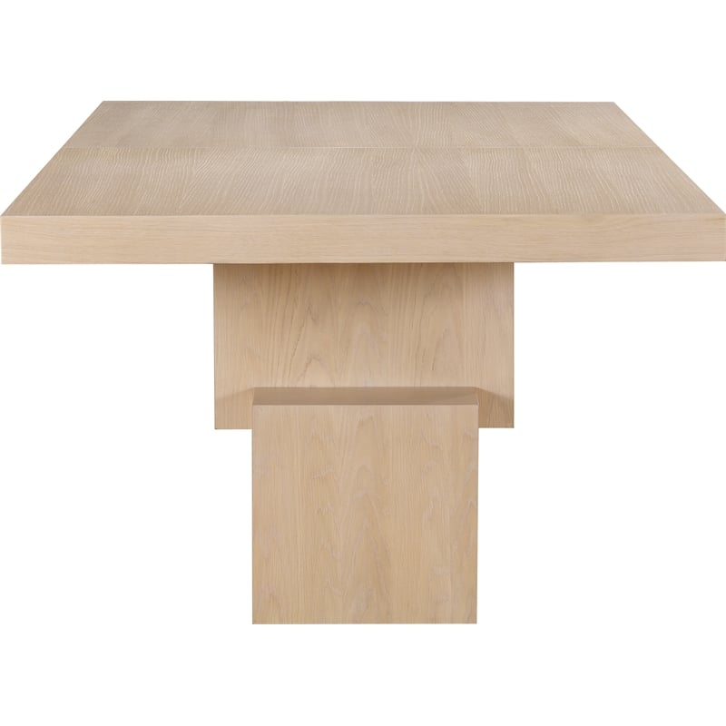 Meridian Furniture Anzio Oak Veneer Dining Table