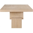 Meridian Furniture Anzio Oak Veneer Dining Table