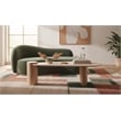 Meridian Furniture Taverna Natural Travertine / Oak Wood / Plywood Coffee Table