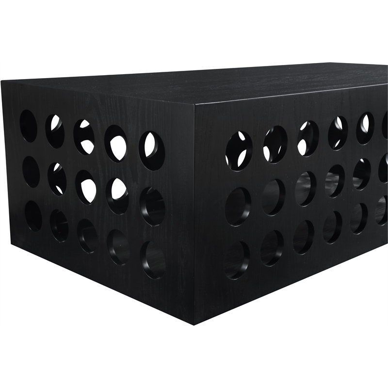 Meridian Furniture Kinsley Black Oak Veneer / MDF Coffee Table